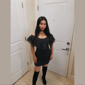 Maje classic dot dress in size 1